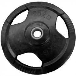 Súlytárcsa gumírozott Design 20 kg 51 mm Fitness P-Trade