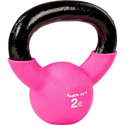 Kettlebell neoprén MOVIT 2 kg rózsaszín
