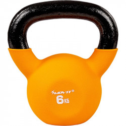 Kettlebell neoprén MOVIT 6 kg narancs