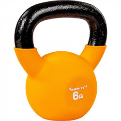 Kettlebell neoprén MOVIT 6 kg narancs