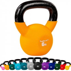 Kettlebell neoprén MOVIT 6 kg narancs Fitness MOVIT