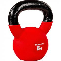 Kettlebell neoprén MOVIT 8 kg piros
