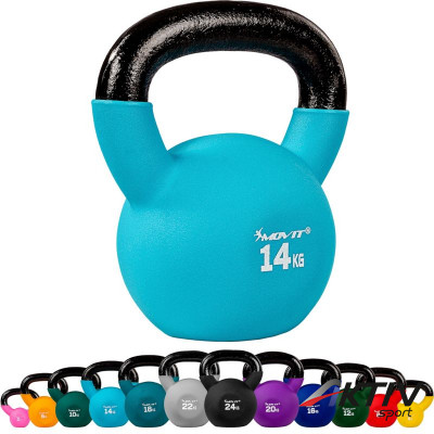 Kettlebell neoprén MOVIT 14 kg világos kék