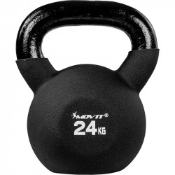 Kettlebell neoprén MOVIT 24 kg fekete