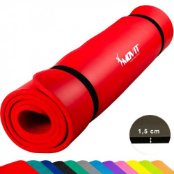 Fitnesz szőnyeg MOVIT 190x100x1,5 cm piros