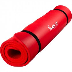 Fitnesz szőnyeg MOVIT 190x100x1,5 cm piros Fitness MOVIT