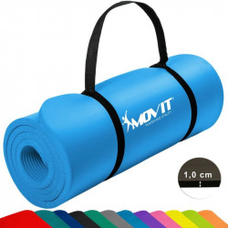 Fitnesz szőnyeg MOVIT 183x60x1 cm kék
