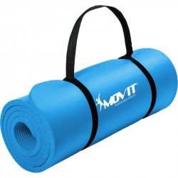 Fitnesz szőnyeg MOVIT 183x60x1 cm kék Fitness MOVIT