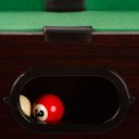 Mini biliárd NANO 51x31x10 cm sötét