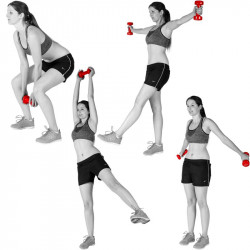 Kézisúlyzó vinyl MOVIT 2x0,5 kg rózsaszín