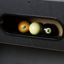 Biliárd asztal Premium fekete-zöld méret: 7