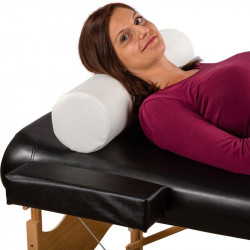 Masszázspárna hengeralakú MOVIT 68x15 cm fehér