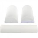 Masszázspárna félhenger MOVIT 69x23x11 cm fehér