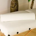 Masszázspárna félhenger MOVIT 69x23x11 cm fehér