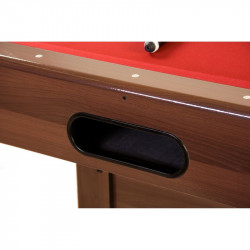 Biliárd asztal Trendline Dawn barna-piros méret: 6