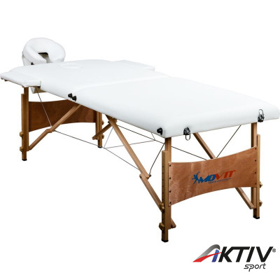 Masszázságy hordozható MOVIT 210x184x92 cm fehér