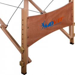 Masszázságy hordozható MOVIT 210x184x92 cm fehér