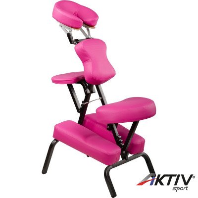 Masszázsszék hordozható MOVIT rózsaszín