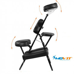 Masszázsszék hordozható MOVIT fekete