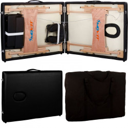 Masszázságy hordozható MOVIT 210x184x92 cm fekete