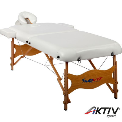 Masszázságy hordozható MOVIT Deluxe 211x185x102 cm fehér