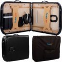 Masszázságy hordozható MOVIT Deluxe 211x185x102 cm fekete