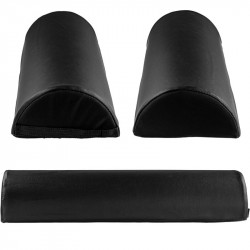 Masszázspárna félhenger  MOVIT 69x23x11 cm fekete