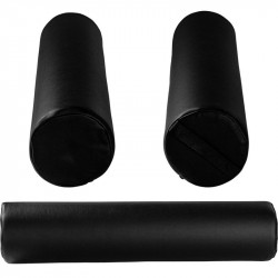 Masszázspárna hengeralakú MOVIT 68x15 cm fekete