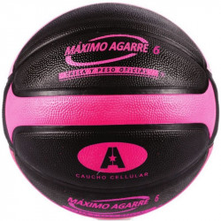 Kosárlabda Amaya gumi fekete-rózsaszín méret: 6 Sportszer Amaya