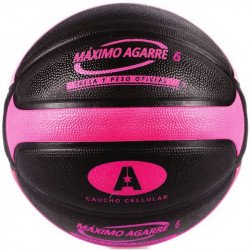 Kosárlabda Amaya gumi fekete-rózsaszín méret: 6 Sportszer Amaya