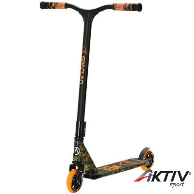 Roller Stunt extrém fekete-zöld