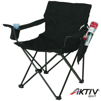 Kemping szék fekete
