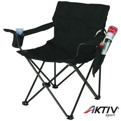 Kemping szék fekete