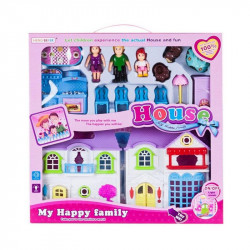 Játék babaház bútorokkal és kiskutyával Játék MK Toys