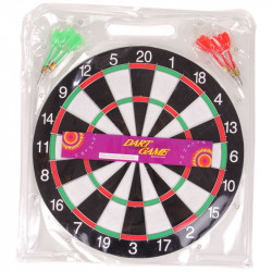 Darts tábla 6 darab dobónyíllal 40 cm Játék