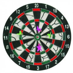 Darts tábla 4 darab dobónyíllal 28 cm Játék Regio