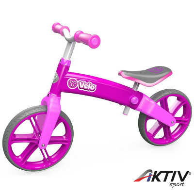 Y Velo Junior futóbicikli rózsaszín 45 cm