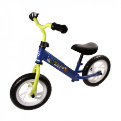 Fém futóbicikli csengővel kék-zöld Sportszer