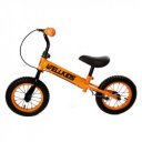 Fém futóbicikli fékkel narancssárga-fekete
