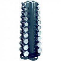 Súlyzótartó állvány 10 pár fix egykezes kézisúlyzóhoz Fitness