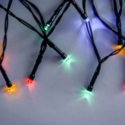 Kültéri LED fényfüzér 40 db színes LED-del