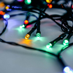 Kültéri LED fényfüzér 80 db színes LED-del