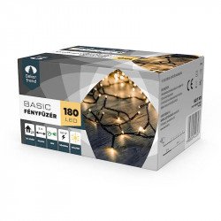 Kültéri LED fényfüzér 180 db meleg fehér LED-del Karácsonyi dekoráció Decor