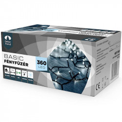 Kültéri LED fényfüzér 360 db hideg fehér LED-del Karácsonyi dekoráció Decor