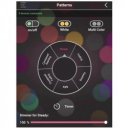 Mobil vezérelhető okos jégcsapfüzér iSparkle színváltó 128 LED 3x0,5 m