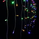 Mobil vezérelhető okos jégcsapfüzér iSparkle színváltó 128 LED 3x0,5 m