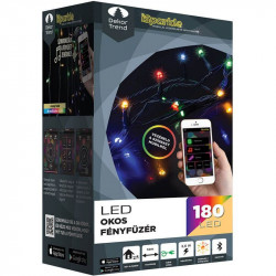 Mobil vezérelhető okos fényfüzér iSparkle színváltó 180 LED 14 m Karácsonyi dekoráció Decor