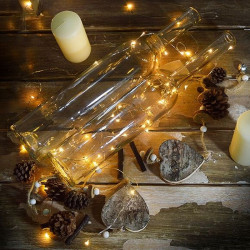 Tündérfény dekorfüzér 100 LED multi