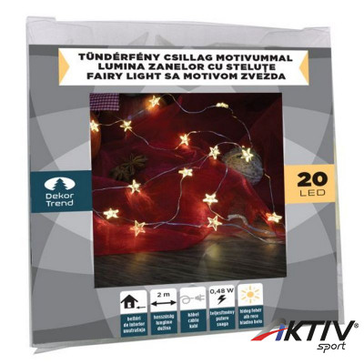 DekorTrend Tündérfény csillag motivummal