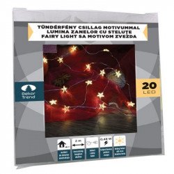 DekorTrend Tündérfény csillag motivummal Karácsonyi dekoráció Decor
